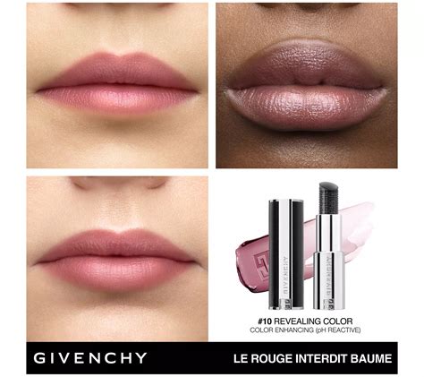 givenchy rouge interdit black magic|givenchy le rouge interdit balm.